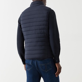 Logo Quilted Gilet