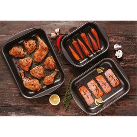 3-Piece Non-stick Roasting Pan Set