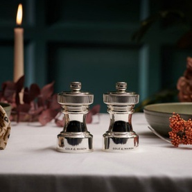 Hoxton 104mm Silver Plated Salt and Pepper Mills
