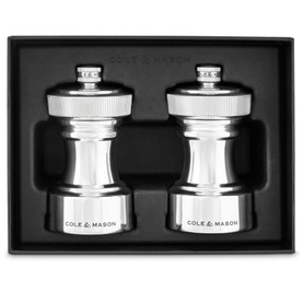 Hoxton 104mm Silver Plated Salt and Pepper Mills