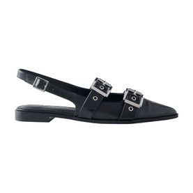 Buckled Pointed-Toe Flats