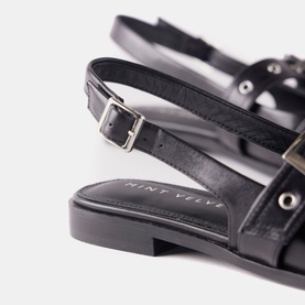 Buckled Pointed-Toe Flats