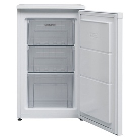 48cm Freestanding Undercounter Static Freezer White