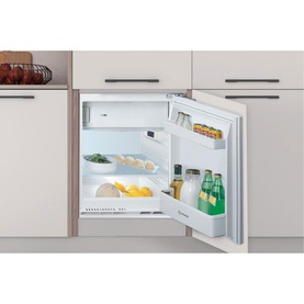 Built In 60cm Under Counter Fridge with Freezer Box 108L