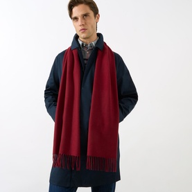 Logo Fringed Scarf