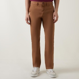 Dobby Structure Leg Chinos