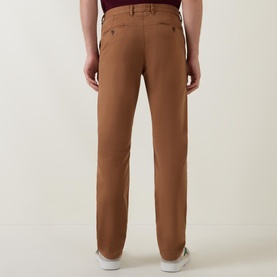 Dobby Structure Leg Chinos