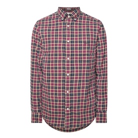 Checked Light Twill Regular Shirt