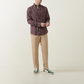 Checked Light Twill Regular Shirt