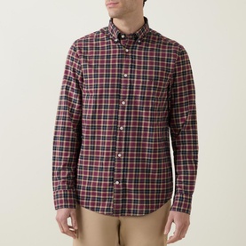 Checked Light Twill Regular Shirt