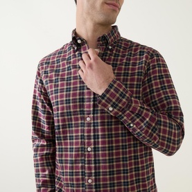Checked Light Twill Regular Shirt