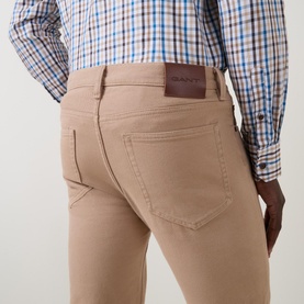 Soft Twill Straight Leg Jeans