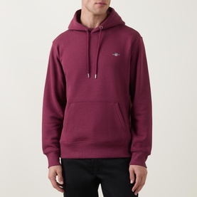 Shield Logo Drawstring Hoodie