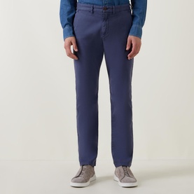 Dobby Structure Leg Chinos