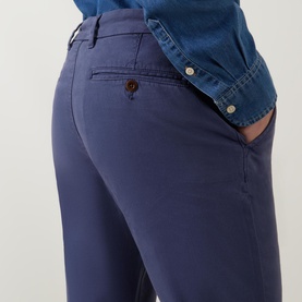 Dobby Structure Leg Chinos