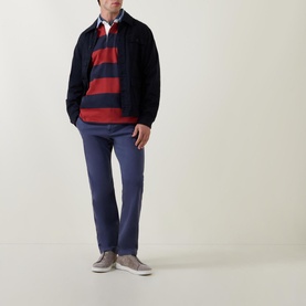 Dobby Structure Leg Chinos