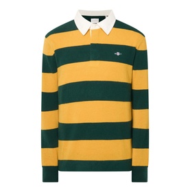 Striped Extra-Fine Knit Rugger Sweater