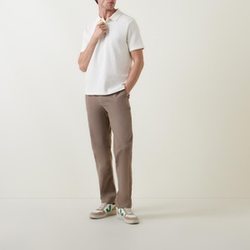 Waffle Logo Polo Shirt