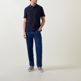 Waffle Logo Polo Shirt