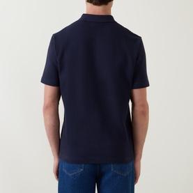Waffle Logo Polo Shirt