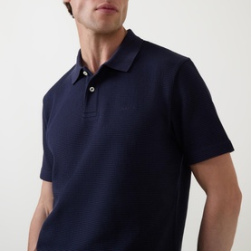 Waffle Logo Polo Shirt