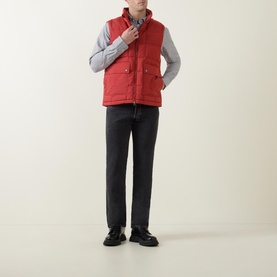 Mid Quilted Down Vest