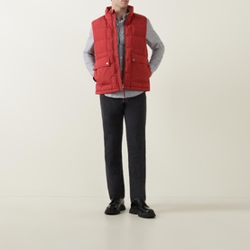 Mid Quilted Down Vest