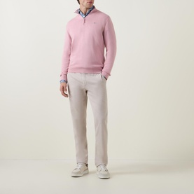 Shield Half-Zip Logo Sweater