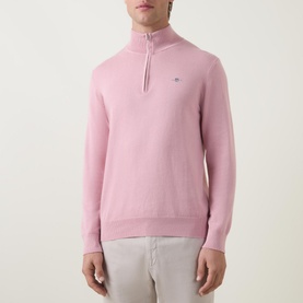 Shield Half-Zip Logo Sweater