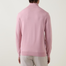 Shield Half-Zip Logo Sweater