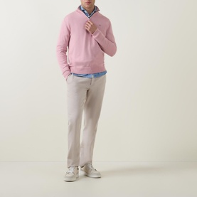 Shield Half-Zip Logo Sweater