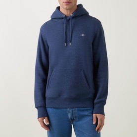 Shield Logo Drawstring Hoodie