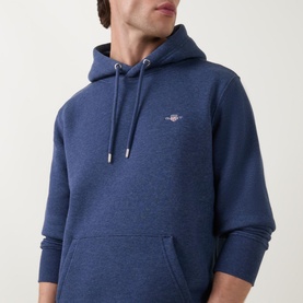 Shield Logo Drawstring Hoodie