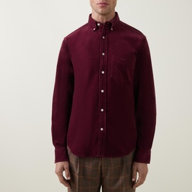 Corduroy Regular-Fit Casual Shirt