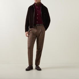 Corduroy Regular-Fit Casual Shirt