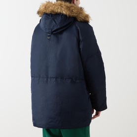 Faux-Fur Hooded Parka Jacket