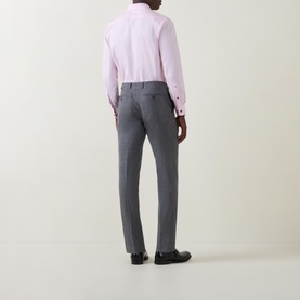 Oxford Trim Single-Cuff Formal Shirt