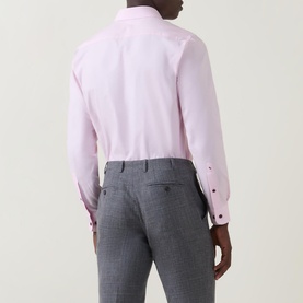 Oxford Trim Single-Cuff Formal Shirt