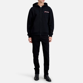 Zip-Through Logo Hoodie