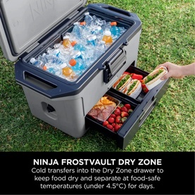 FrostVault 47L Hard Cooler, Slate Grey