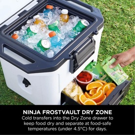 FrostVault 28L Hard Cooler, Cloud White