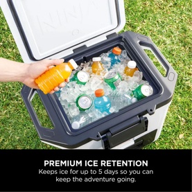 FrostVault 28L Hard Cooler, Cloud White