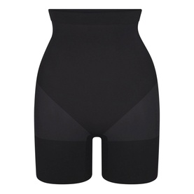 High-Waist Mid-Thigh Short Onyx