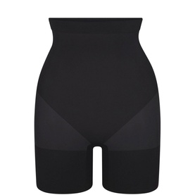 High-Waist Mid-Thigh Short Onyx