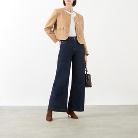 High-Rise Wide Leg Jeans