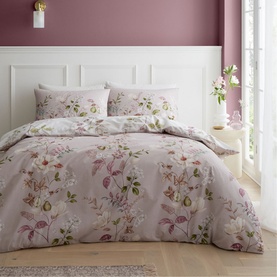 Francesca Floral Duvet Set Blush