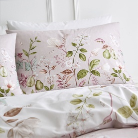 Francesca Floral Duvet Set Blush