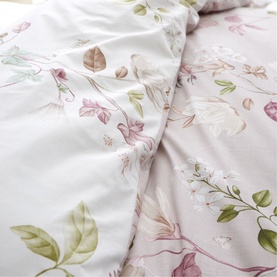 Francesca Floral Duvet Set Blush