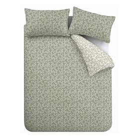 Shadow Leaves Duvet Set Green