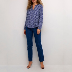 Olan Spot Print Blouse